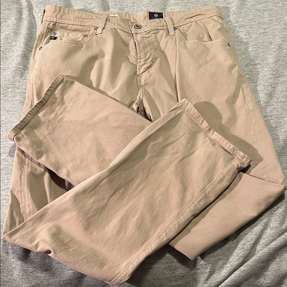 AG Adriano Goldschmied Men's Tan Chinos